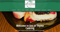 Desktop Screenshot of justinthymecatering.com